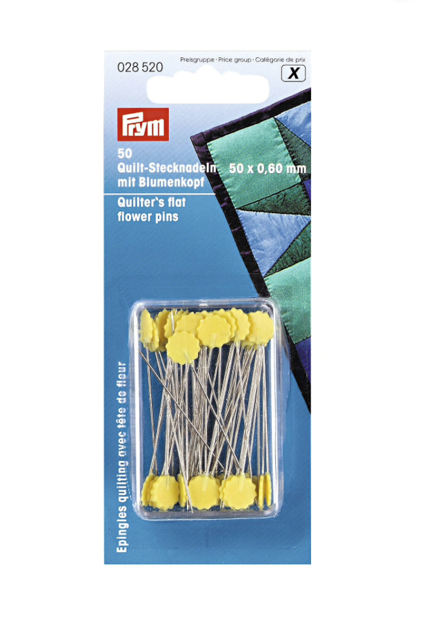 Quilt Pins with Flower Head