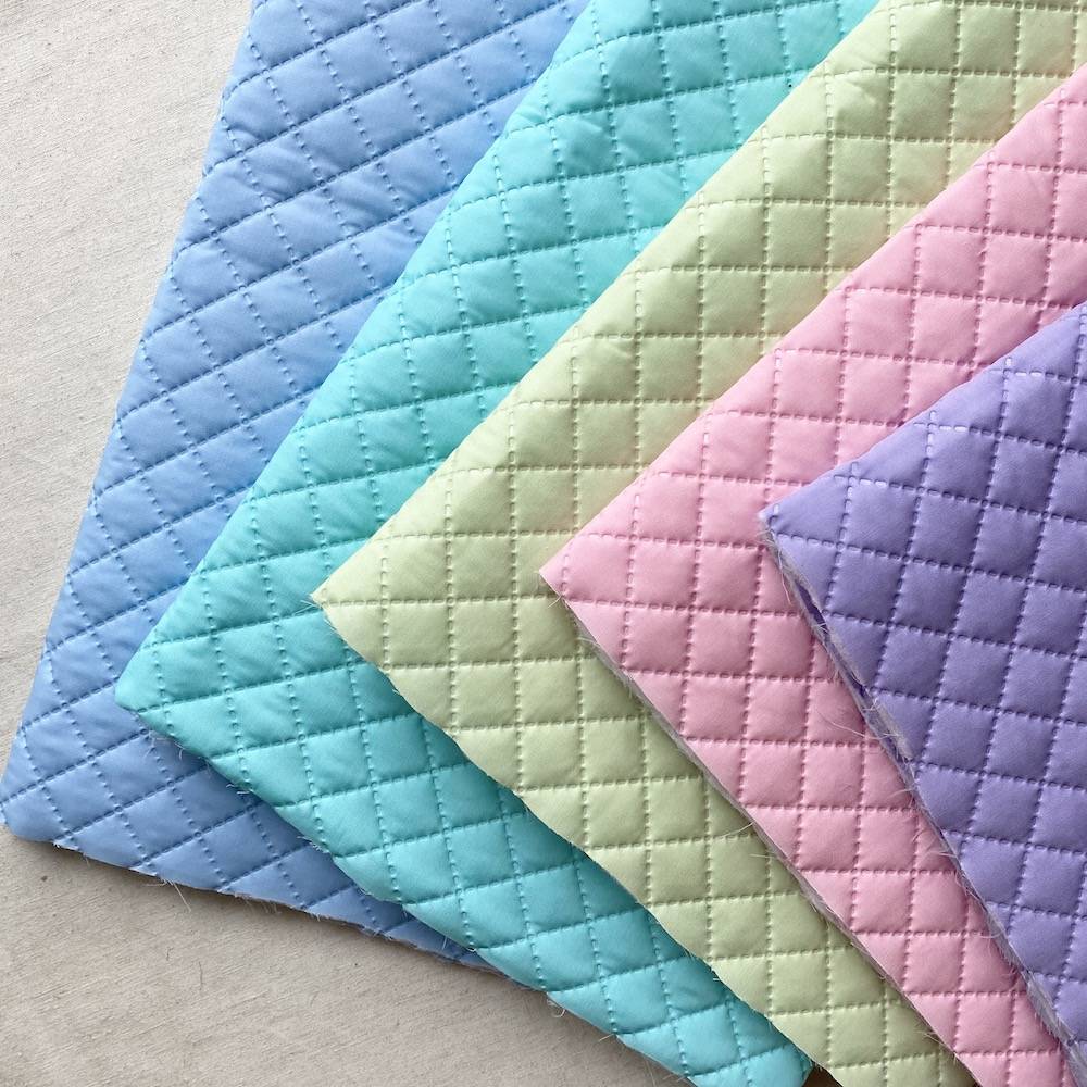Pre Quilted Fabric By The Yard