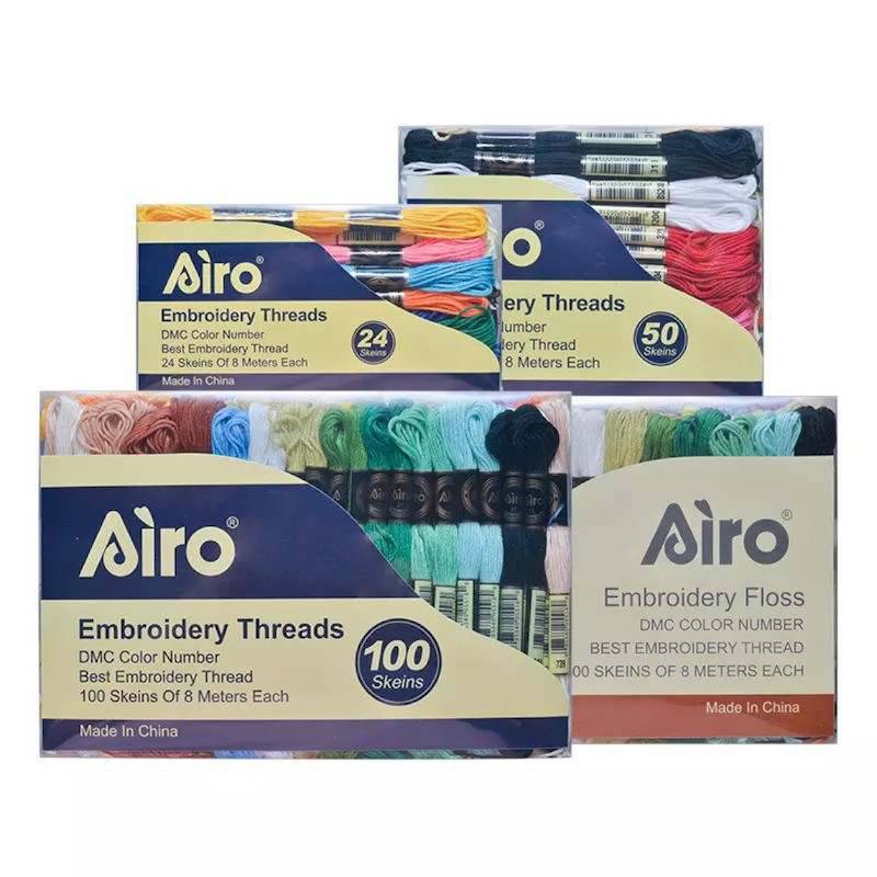 Airo Embroidery Cross Stitch Thread Set