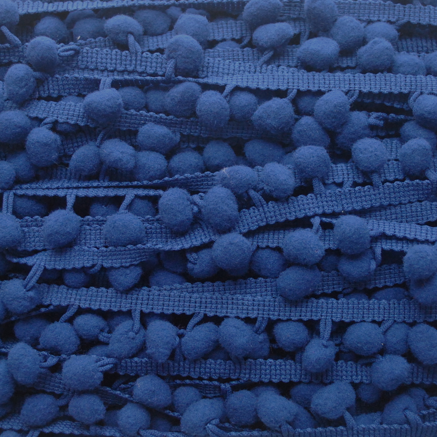 Pom Pom Lace Navy Blue